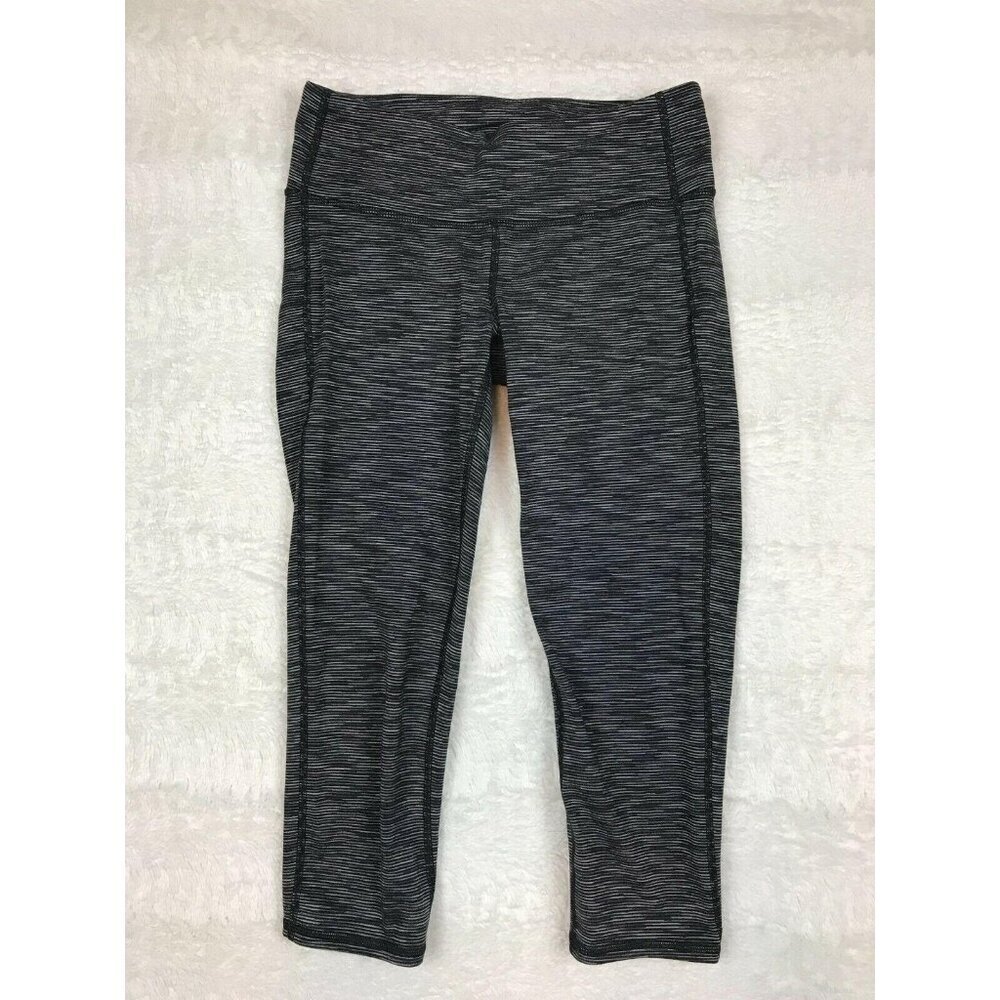Athleta Womens Chaturanga Leggings Size Small Cropped Capri Gray